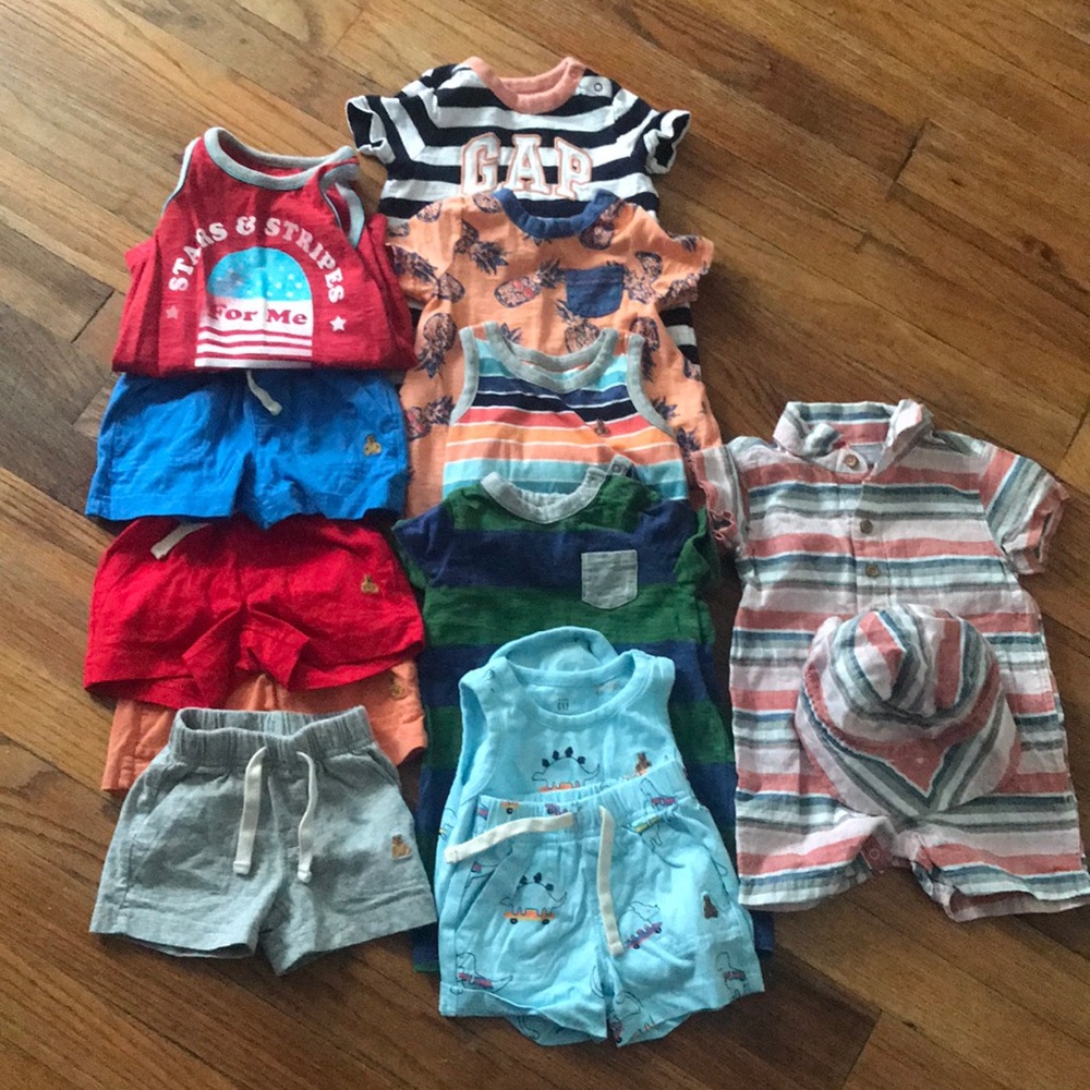 Gap summer outfit 7 piece 5 shorts